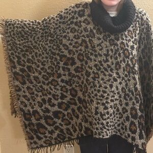 NWOT Leopard Shawl